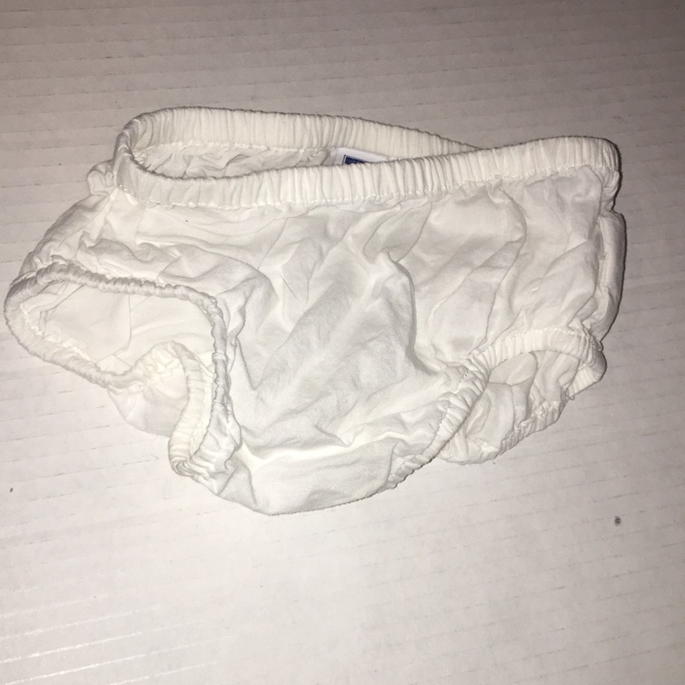 Janie And Jack Toddler Girl Diaper Cove Bloomers White | Size 12-18 M